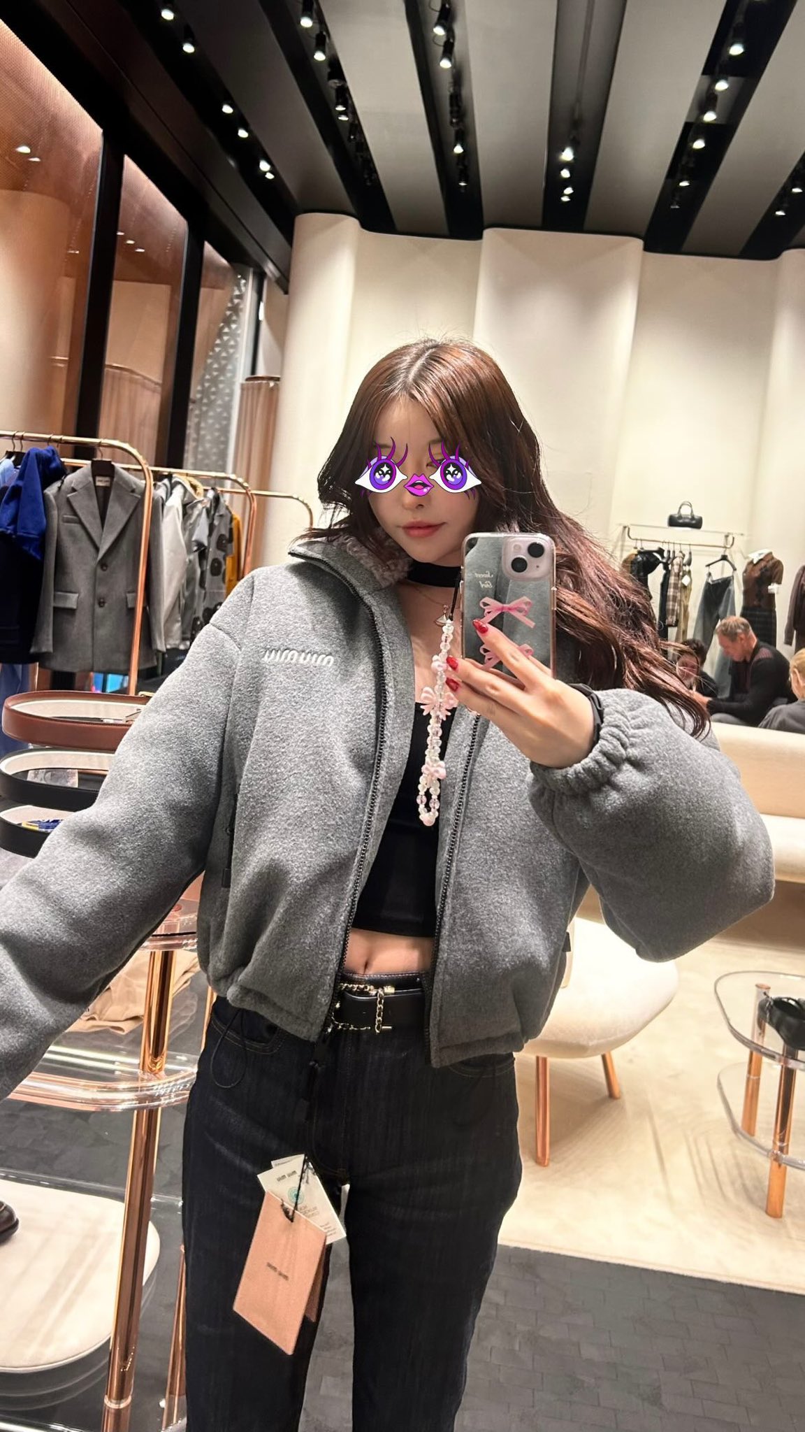 ミュウミュウでのショッピング